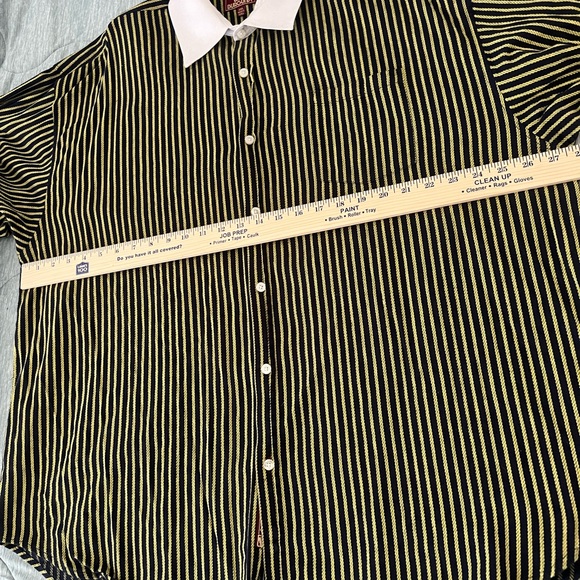 Ron Burgundy Dress Shirt. French Cuffs. 3X - Picture 4 of 8